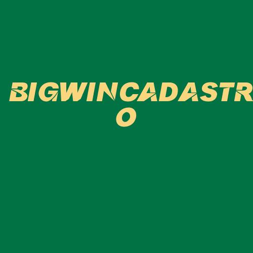 Logo da BIGWINCADASTRO